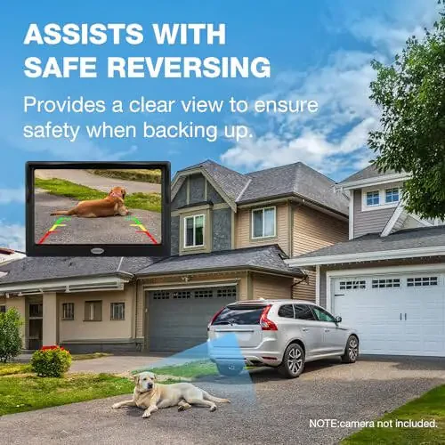 5’’ Inch TFT LCD Car Color Rear View Monitor Screen for Parking Rear View Backup Camera with 2 Optional Bracket,Monitor only (5 inch) - 8