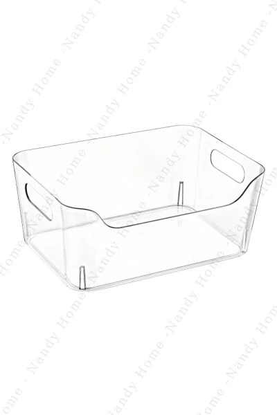 5 Lt Clear Refrigerator & Cabinet Organizer 3 Pieces 27x19x11,5 Cm - 3