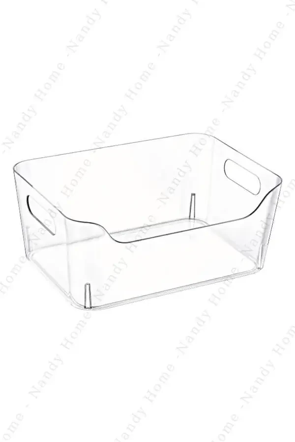 5 Lt Clear Refrigerator & Cabinet Organizer 3 Pieces 27x19x11,5 Cm - 3