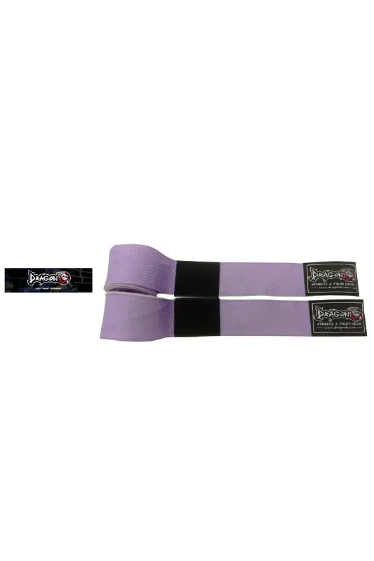 5 Meter Purple Elastic Bandage (Pair) Boxing Bandage Wrap-Purple - 1