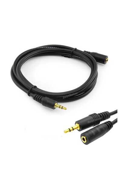 5 metr 3,5 mm Stereo Quloqchin Aux Ovoz Kengaytirish Simi 5 Mt - 8