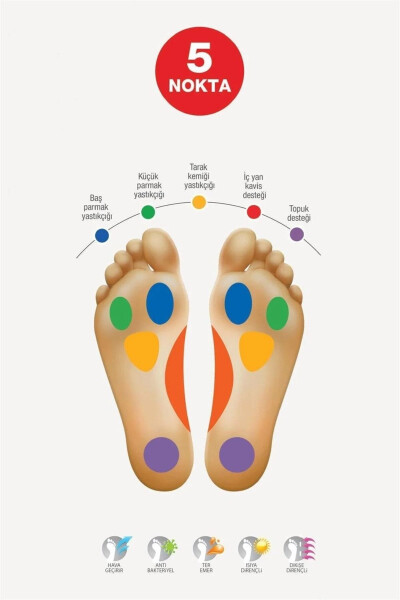 5 Nuqta 104260.m 3fx Qora Erkak Charm Qulay Oyoq Kiyimi - 5