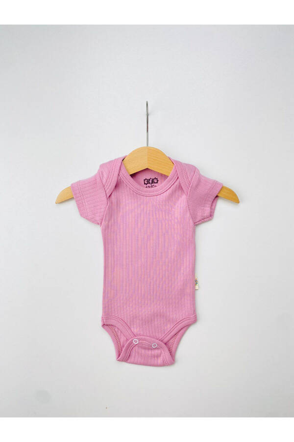 5-pack 100% Cotton Short Sleeve Baby Bodysuit - 7