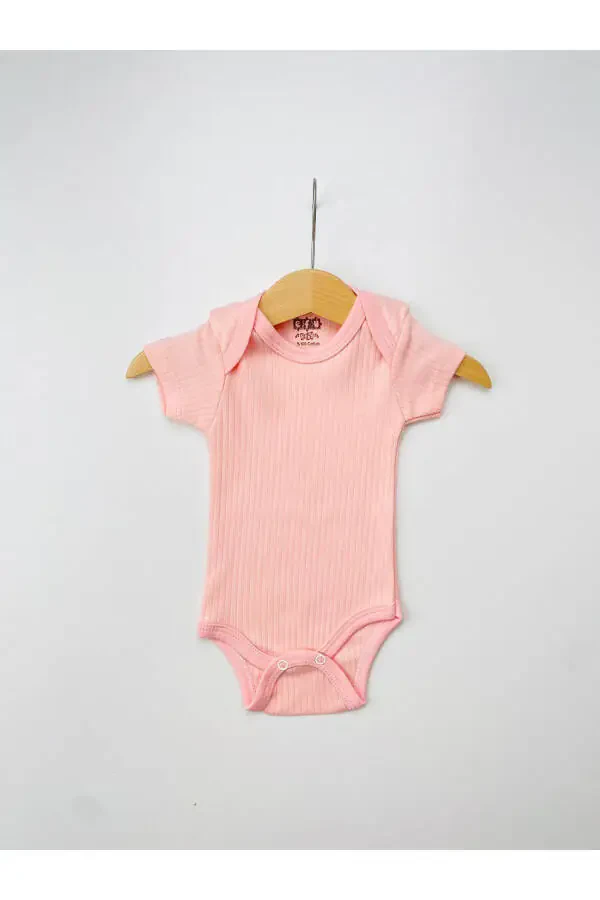 5-pack 100% Cotton Short Sleeve Baby Bodysuit - 5