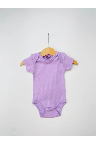 5-pack 100% Cotton Short Sleeve Baby Bodysuit - 6