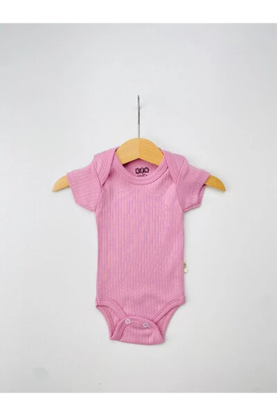 5-pack 100% Cotton Short Sleeve Baby Bodysuit - 7