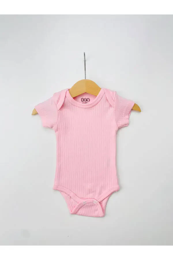 5-pack 100% Cotton Short Sleeve Baby Bodysuit - 8