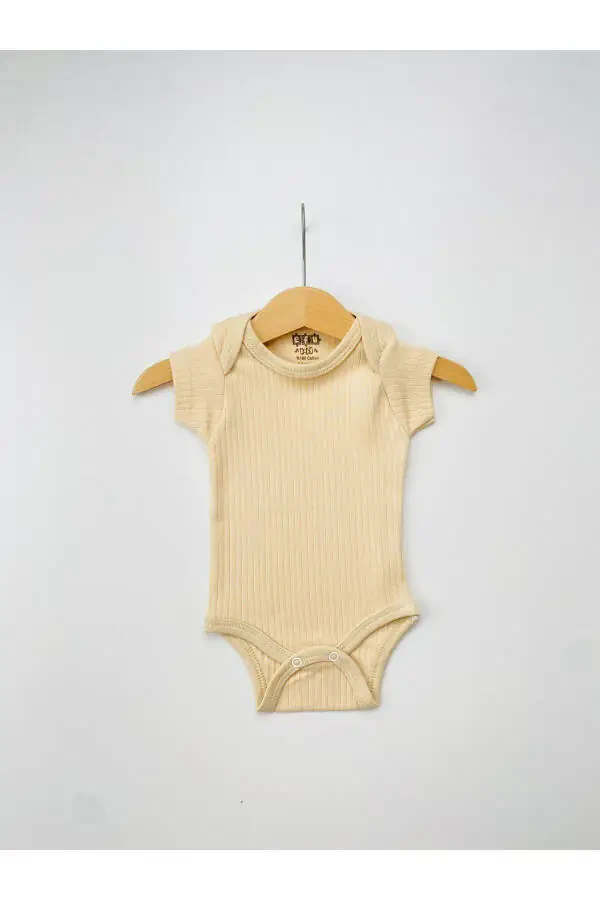 5-pack 100% Cotton Short Sleeve Baby Bodysuit - 5