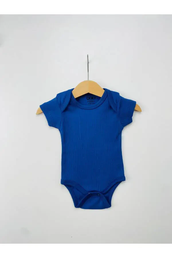 5-pack 100% Cotton Short Sleeve Baby Bodysuit - 6