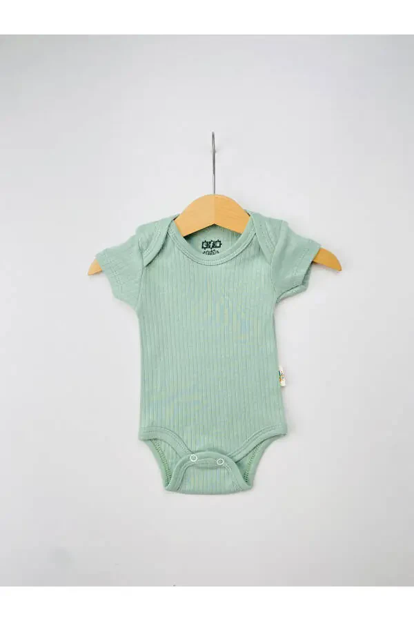 5-pack 100% Cotton Short Sleeve Baby Bodysuit - 7