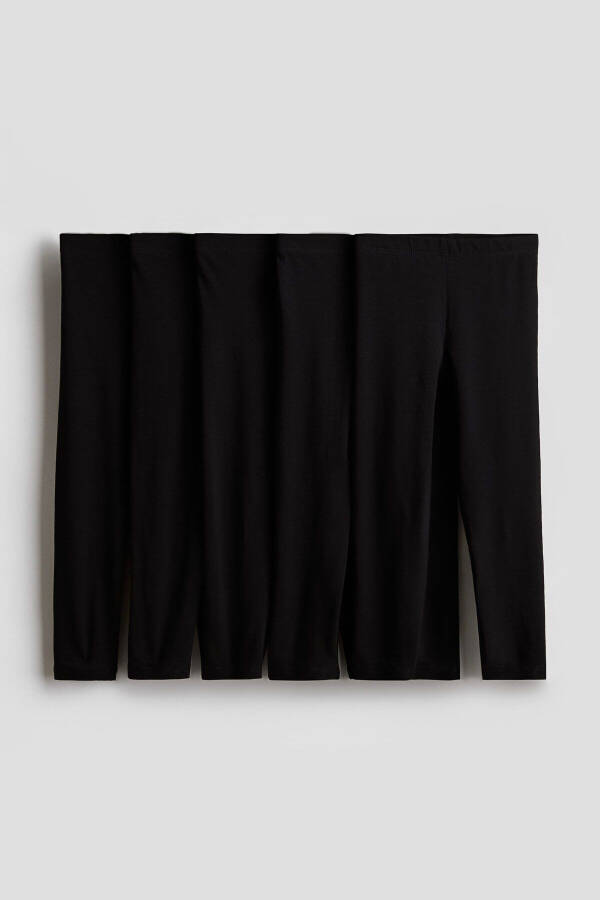 5 Pack Jersey Leggings - 7