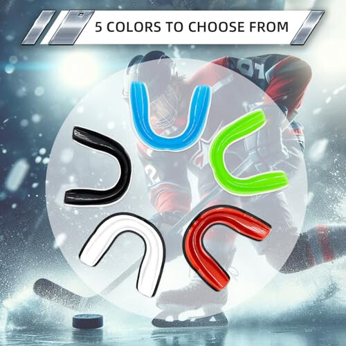 5 Pack Kids Youth Mouth Guard for Sports, Boys Girls Mouth Guard with Case, Child Teen Sports Mouthguard for Football Lacrosse Basketball Boxing Soccer Taekwondo MMA Karate - 3