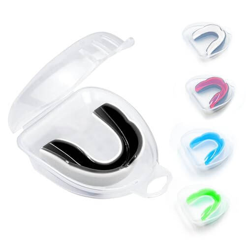 5 Pack Kids Youth Mouth Guard for Sports, Boys Girls Mouth Guard with Case, Child Teen Sports Mouthguard for Football Lacrosse Basketball Boxing Soccer Taekwondo MMA Karate - 7