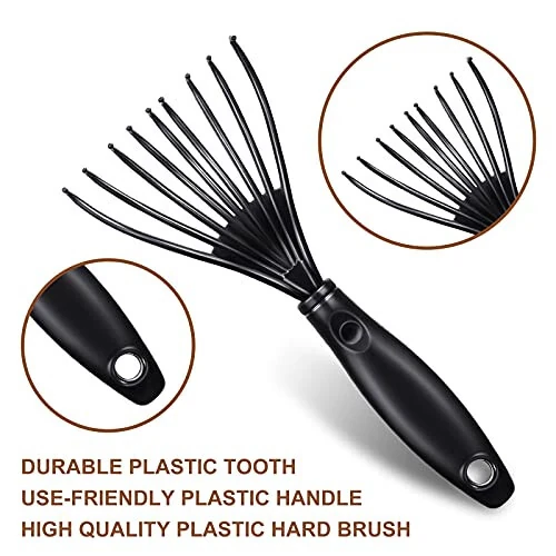 5-Piece Comb Cleaner Set - Rake, Brush and Tool for Removing Hair, Dust from Different Combs, Ideal for Home and Salon Use - 5