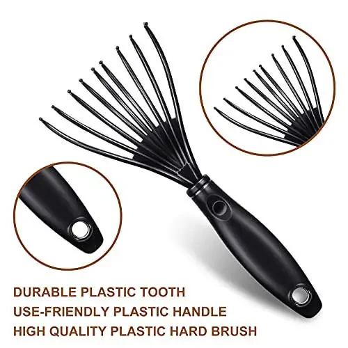 5-Piece Comb Cleaner Set - Rake, Brush and Tool for Removing Hair, Dust from Different Combs, Ideal for Home and Salon Use - 5