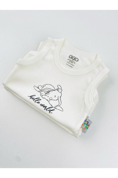 5-Piece Hello World Unisex Baby Bodysuit Set - 3