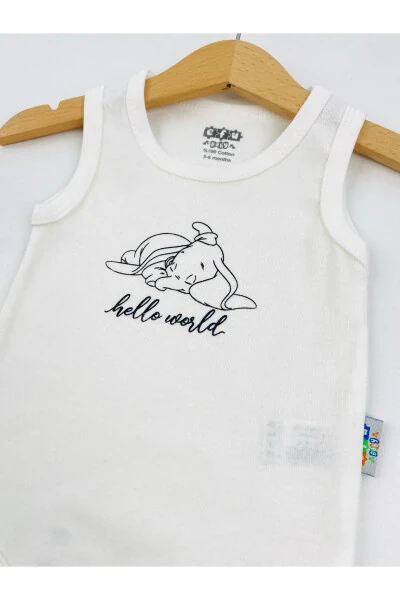 5-Piece Hello World Unisex Baby Bodysuit Set - 7