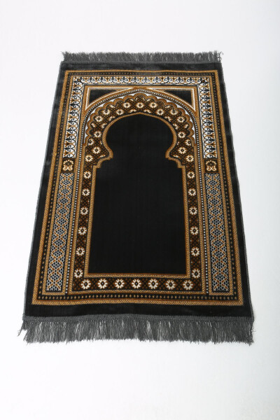 5 Piece Thick Velvet Prayer Rug Set - 5