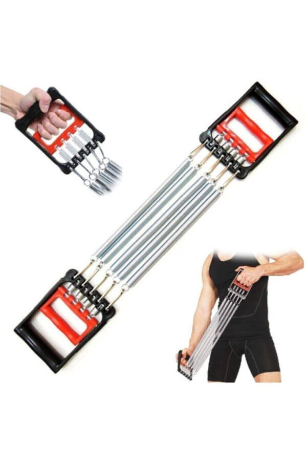 5 Resistance Spring Adjustable Chest Expander Exercise Equipment - 1