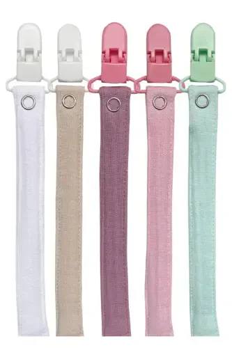 5 та дона ювиладиган рангли эмик ускуниси, эмик занжири, 100% пахта (5 ускуна, 5 қисқич) - 3