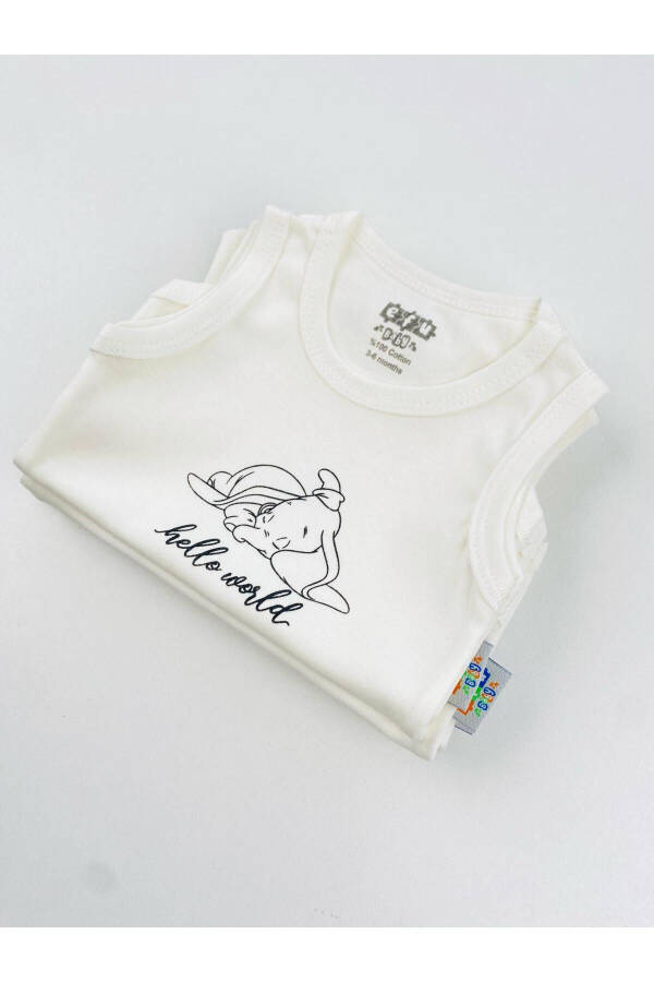 5 ta Hello World Unisex Chaqaloq Atlet Body - 3