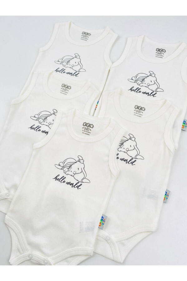 5 ta Hello World Unisex Chaqaloq Atlet Body - 5