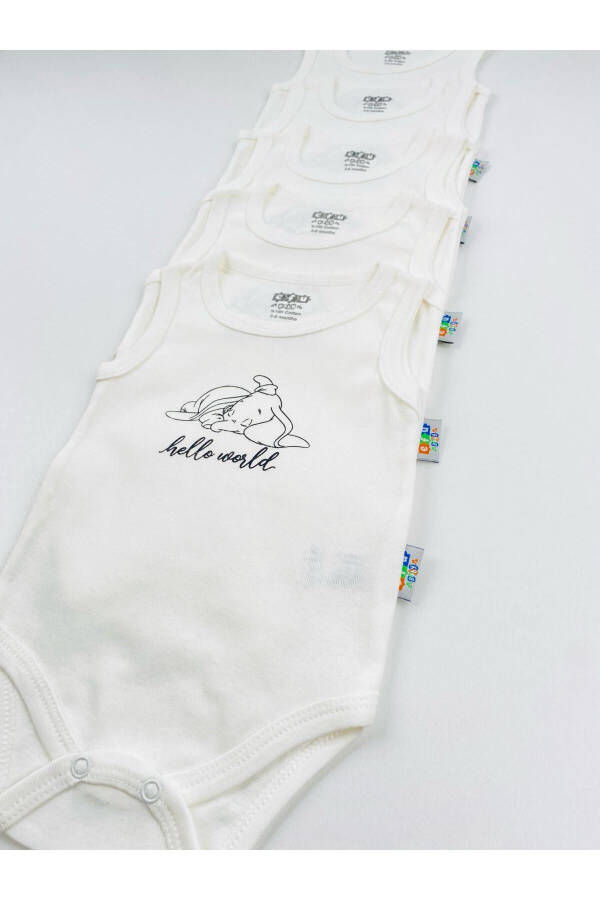 5 ta Hello World Unisex Chaqaloq Atlet Body - 6