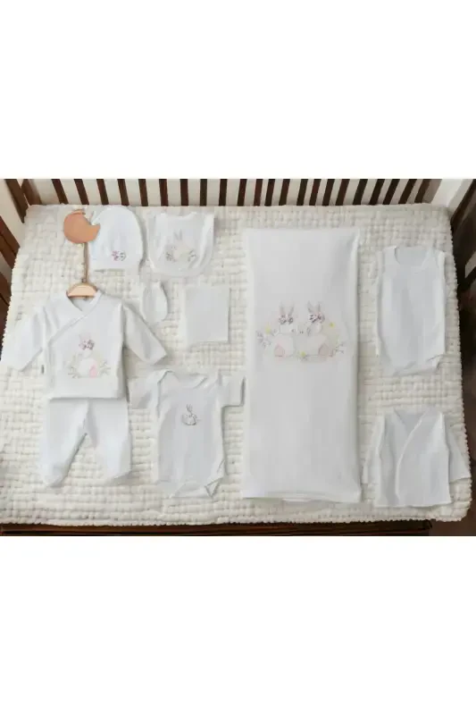 5-ти предметный роддом (10 ПРЕДМЕТОВ НА ВЫПИСКУ ИЗ БОЛЬНИЦЫ, ПЕЛЕНКА-КОКОН, ПЕЛЕНКА, СУМКА ДЛЯ ПРИНАДЛЕЖНОСТЕЙ ДЛЯ МАМЫ И РЮКЗАК) - Серый - 2