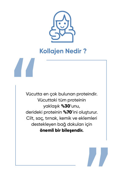 5 Tip Kolajen Kompleks, Tip 1,2,3, Tip 5 ve Tip 10, Biyotin, C Vitamini, Çinko & Selenyum 90 Tablet - 17