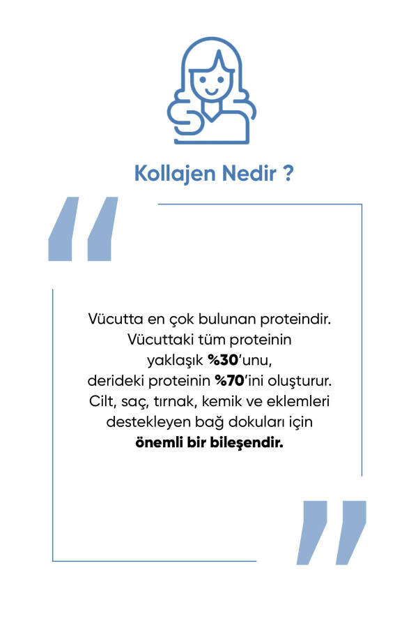 5 Tip Kolajen Kompleks, Tip 1,2,3, Tip 5 ve Tip 10, Biyotin, C Vitamini, Çinko & Selenyum 90 Tablet - 17