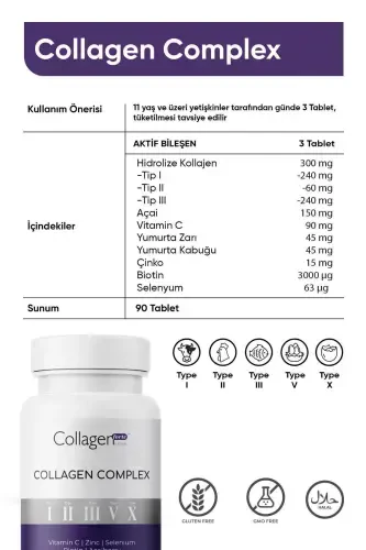5 Тип Коллаген Комплекс Тип 1,2,3,5 и Тип 10 Биотин - COLLAGEN FORTE PLATINUM (1)