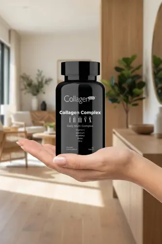 5 Turdagi Kollagen Kompleksi, 1,2,3-tur, 5-tur va 10-tur, Biotin, C vitamini, Sink & Selen 90 Tablet - 6