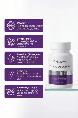 5 Type Collagen Complex Type 1,2,3,5 And Type 10 Biotin - 7