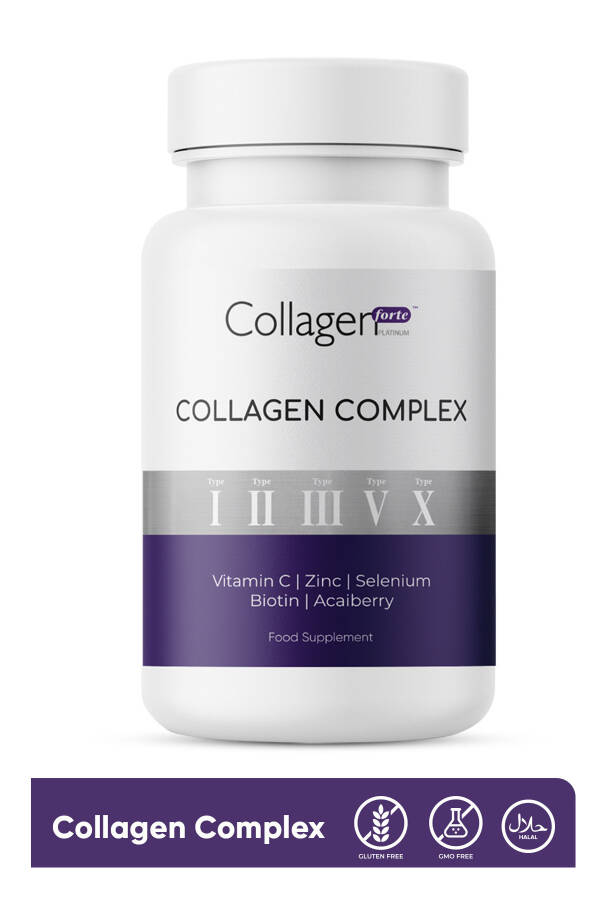 5 Type Collagen Complex Type 1,2,3,5 & Type 10 Biotin, Zinc, Selenium, Vitamin C & Acai, 90 Tablets - 18