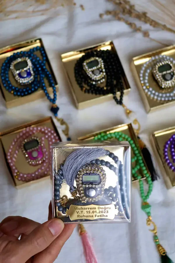 50 dona T302 Tosh Tasbi va Zikirmatikli Mavlid to‘plami - 4