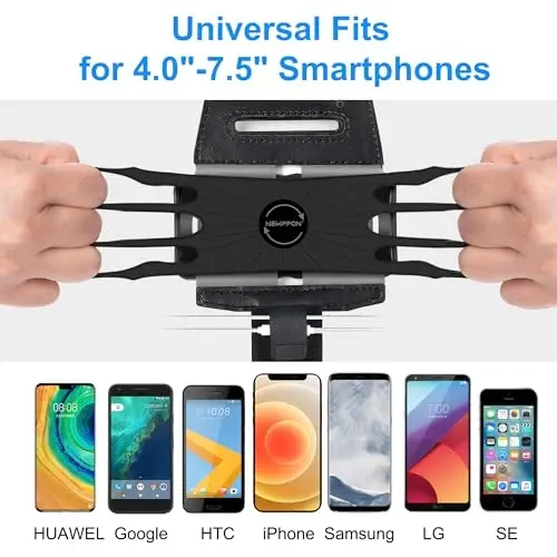 50 Pack Cell Phone Holder Armband - Reflective & Adjustable Wristband Strap Arm Bands Case Compatible with iPhone 16 15 14 13 12 Mini Pro Max Plus Samsung Galaxy Pixel for Workout Exercise Sports - 4