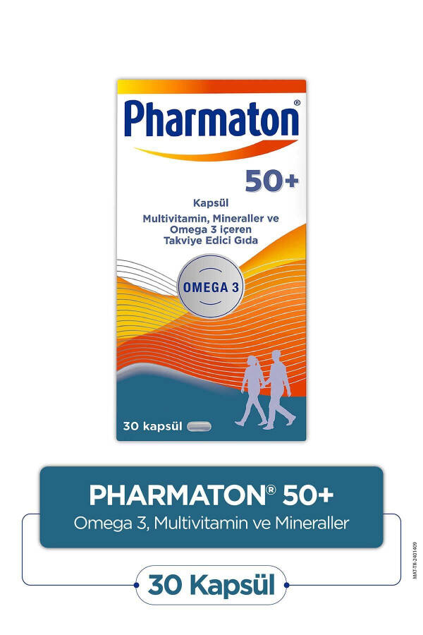 50 Plus 30 Kapsül - Omega 3 Multivitamin ve Mineraller - 1