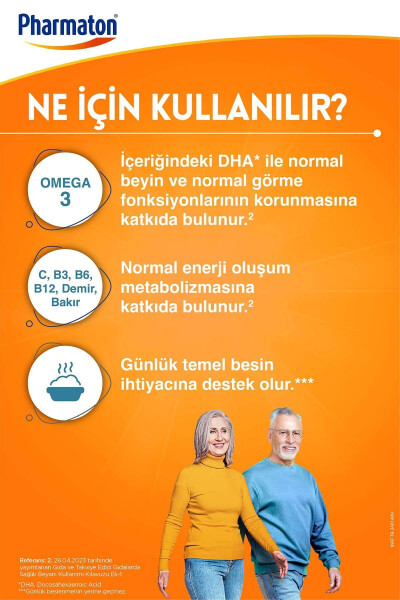 50 Plus 30 Kapsula - Omega 3 Ko'p Vitamin va Minerallar - 4