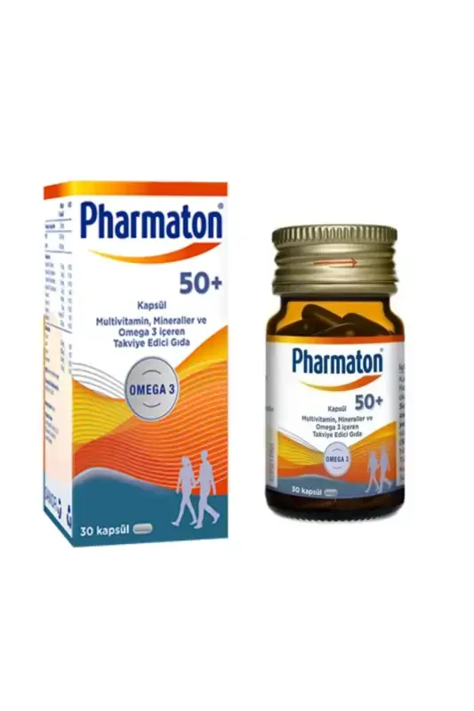50 Plus 30 Kapsula - Omega 3 Ko'p Vitamin va Minerallar - 1