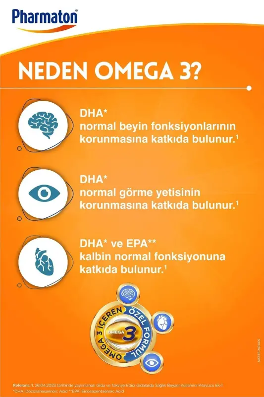 50 Plus 30 Kapsula - Omega 3 Ko'p Vitamin va Minerallar - 3