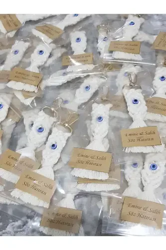 50 штук концепция макраме брелка, подарок свадьба помолвка хна свадьба обрезание - 5