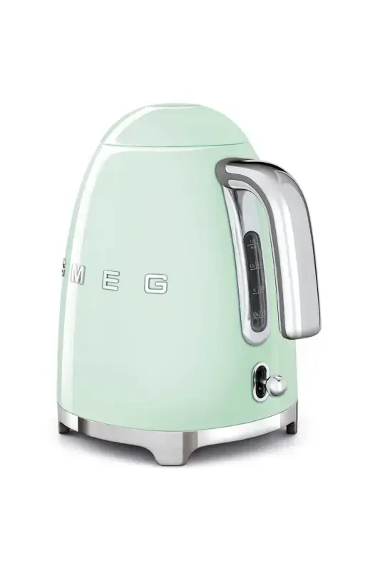 50-yillar uslubidagi pastel yashil choynak - 1x2 non qizartirgich va filtrli kofe qaynatgich to'plami - yashil - 5