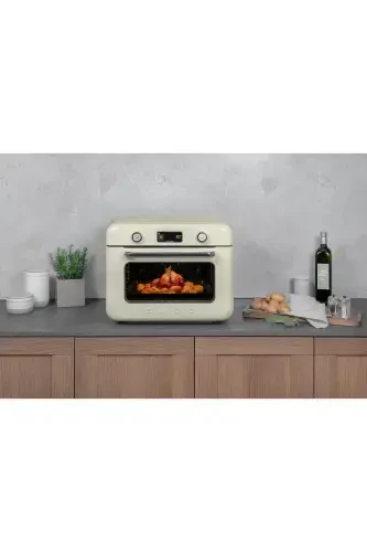 50-yillarda retro uslubidagi bug'li mini pech COF01 - 4