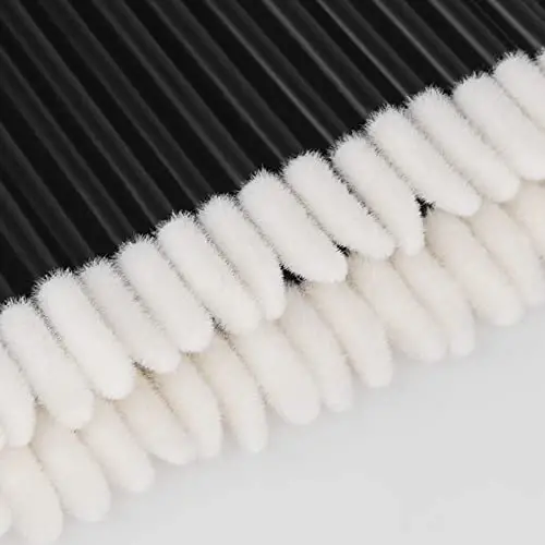 500 dona Lip Wands Applicators Disposable - Vaincre Labzal bo'yash cho'tkasi Labzal yaltiroq Makiyaj Applicator go'zallik vositalari to'plami qora - 4