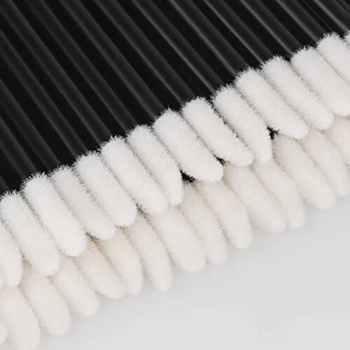 500 dona Lip Wands Applicators Disposable - Vaincre Labzal bo'yash cho'tkasi Labzal yaltiroq Makiyaj Applicator go'zallik vositalari to'plami qora - 4