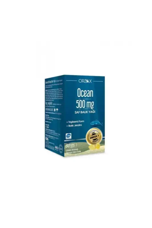 500 mg 60 Kapsula Sof Balık Yog'i - OCEAN