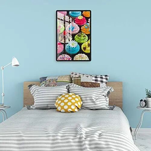 500 Pieces Assorted Cupcake Jigsaw Puzzle for Adults and Kids Big Size Gift Idea (Cupcakes) - 500 (1)