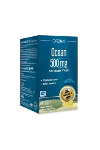 500mg Omega-3 Baliq Yog'i 60 Kapsula - OCEAN (1)
