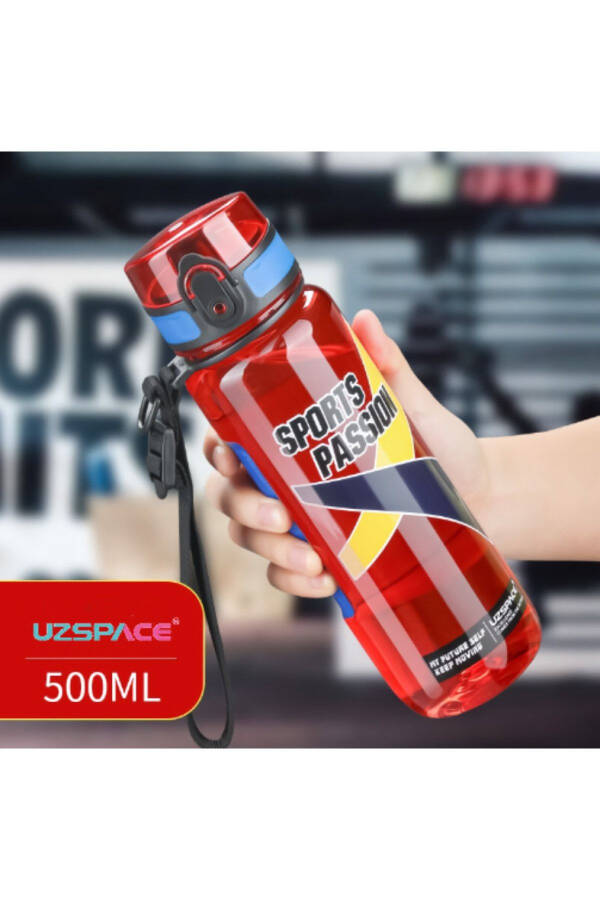 500ml Motivasyon Büyük Boy Süzgeçli Matara Içeçek Şişesi, Fitness, Spor, Dış Mekan - 1