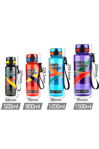 500ml Motivation Large Size Filtered Water Bottle, Fitness, Sports, Outdoor - 7